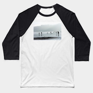 Light across the south Bay, Scarborough - Yorkshire, UK Baseball T-Shirt